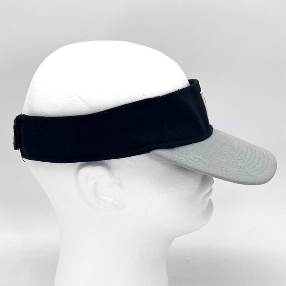 Las Vegas Raiders New Era NFL Adjustable Visor Cap Hat Hook and Loop Closure - Picture 14 of 16